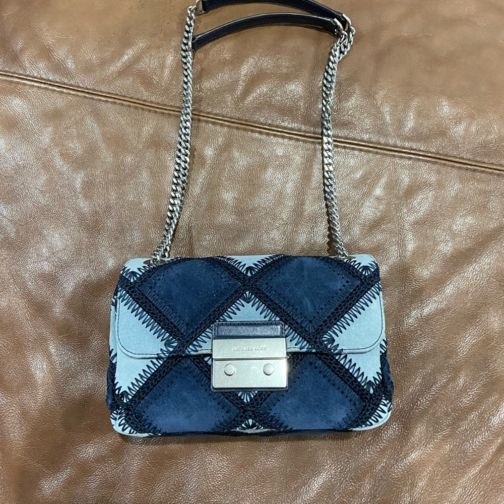 New without tag suede blue Michael kors